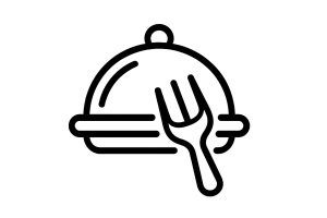 Icon für Catering-Webdesign